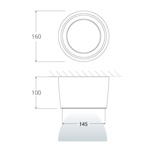 Oprawa sufitowa LIVIA 160 FROSTED Fumagalli GX53 LED CCT 10W 160 mm 3000K/4000K/6500K SET IP55 230V biały / tworzywo sztuczne