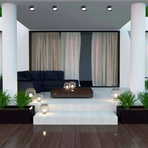 Oprawa sufitowa LIVIA 160 FROSTED Fumagalli GX53 LED CCT 10W 160 mm 3000K/4000K/6500K SET IP55 230V biały / tworzywo sztuczne