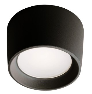 Oprawa sufitowa LIVIA 160 FROSTED Fumagalli GX53 LED CCT 10W 160 mm 3000K/4000K/6500K SET IP55 230V czarny / tworzywo sztuczne