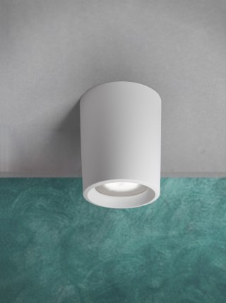 Oprawa sufitowa LIVIA 180 FROSTED Fumagalli E27 POWER LED CCT 15W 180 mm 3000K/4000K SET IP44 230V biały / tworzywo sztuczne