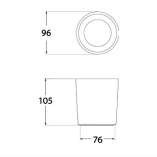 Oprawa sufitowa LIVIA 90 FROSTED Fumagalli GU10 LED CCT 4,8W 90mm 625lm 2700K/4000K SET IP55 230V biały / tworzywo sztuczne