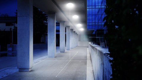 Oprawa sufitowa z czujnikiem ruchu i zmierzchu DL VARIO QUATTRO PRO S 14W LED 4000K 1430lm IP54 IK07 230V biała / tworzywo sztuc