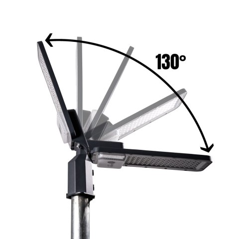 Oprawa uliczna ADARA LED 50W regulacja kąta 6000lm 4000K IP65 230V antracyt / aluminium