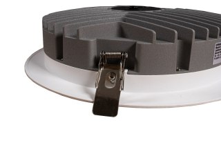 Oprawa wpuszczana Downlight LED 38W 4949lm 4000K IP44 fi 275mm 230V aluminium / biały