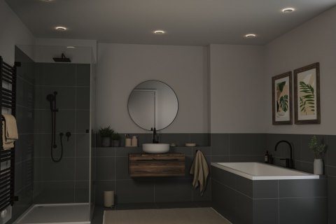 Oprawa wpuszczana SORMUS LED 6.5W 560lm / 180lm 3000K IP65 230V biały / tworzywo sztuczne