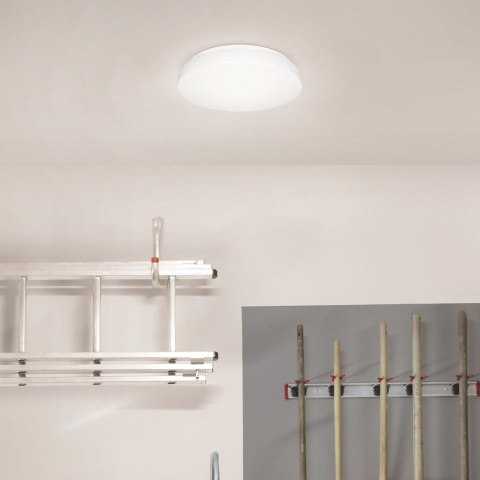 Oprawa z czujnikem ruchu i zmierzchu STEINEL RS 20 S HF 9,4W LED 942lm 3000K IP44 IK03 230V biała/ tworzywo sztuczne