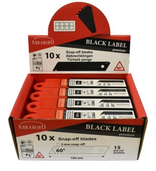 Ostrza odłamywane 18 mm, 15 seg (10 szt).. Abraboro