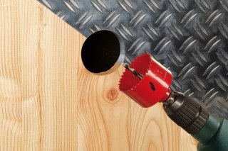 Otwornica BiM 80 mm Wolfcraft - kompletna
