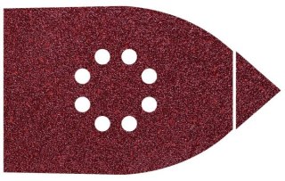 Papier szlifierski 107x142 mm Wolfcraft - gr. 180, perforowany, na rzep [6 szt.]