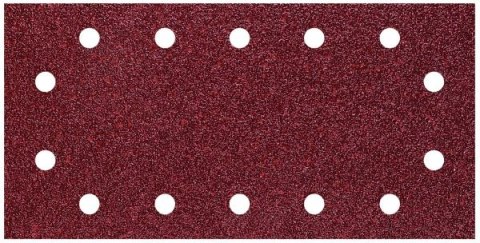 Papier szlifierski 115x230 mm Wolfcraft - gr. 40/80/120, perforowany, na rzep [5 szt.]