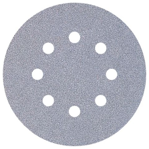 Papier szlifierski 125 mm Wolfcraft - gr. 120, perforowany, na rzep - do farby i lakieru [5 szt.]
