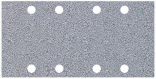 Papier szlifierski 93x185 mm Wolfcraft - gr. 120, perforowany, na rzep - do farby i lakieru [10 szt.]