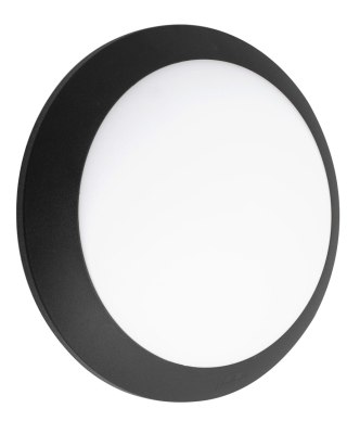 Plafoniera UMBERTA OPAL Fumagalli GX53 LED CCT 15W/9W średnica 350 mm 2700K/4000K/6500K SET IP66 230V czarny / tworzywo sztuczne