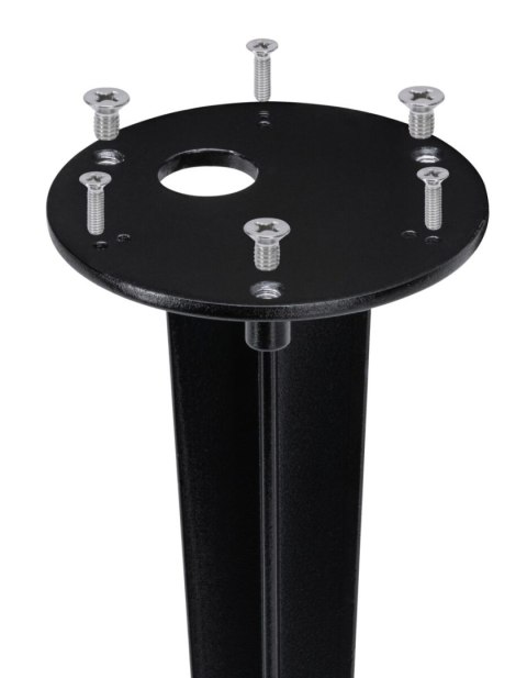 Podstawa grot / szpilka wbijana do lamp ogrodowych 40cm okrągła metalowa