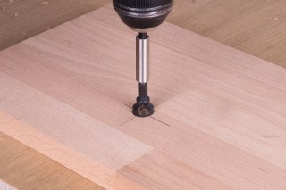 Pogłębiacz 12 mm Wolfcraft - WS, trzpień 6-kąt, z wyrzutnikiem
