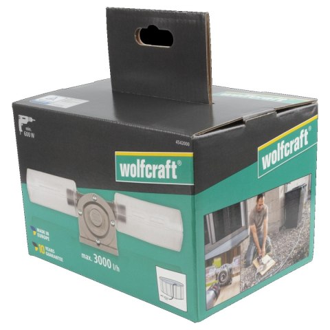 Pompa na wiertarkę 3000 l/h Wolfcraft - metalowa