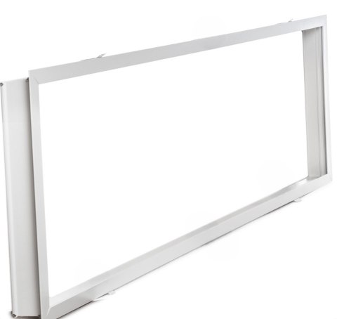 Ramka podtynkowa 1200 x 300 aluminium / biały