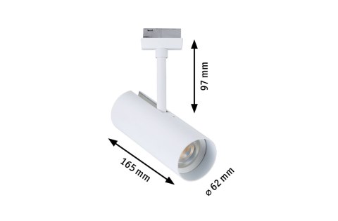 Reflektor na szynoprzewód URail THERON LED 3-STEP DIM 11W 1020lm 3000K 230V biały RAL9003 / tworzywo sztuczne