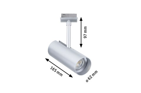 Reflektor na szynoprzewód URail THERON LED 3-STEP DIM 11W 1100lm 4000K 230V chrom matowy / tworzywo sztuczne
