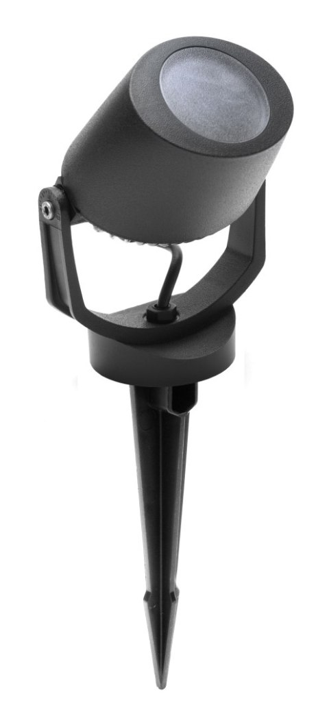 Reflektor ogrodowy wbijany MINITOMMY SPIKE FROSTED Fumagalli GU10 LED CCT 4,8W 2700K/4000K SET IP66 230V czarny / tworzywo sztuc