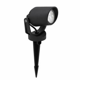 Reflektor ogrodowy wbijany MINITOMMY SPIKE FROSTED Fumagalli GU10 LED CCT 4,8W 2700K/4000K SET IP66 230V czarny / tworzywo sztuc