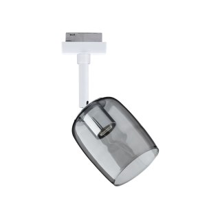 Spot Blossom URail max 1x10W G9 DIM 230V biały RAL 9003 / szkło przydymione