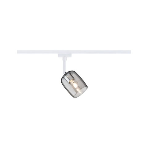 Spot Blossom URail max 1x10W G9 DIM 230V biały RAL 9003 / szkło przydymione