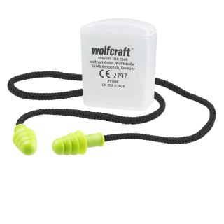 Stopery do uszu Wolfcraft - na żyłce, 33 db