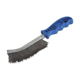 Szczotka ręczna 1-rzędowa 265 mm Wolfcraft - drut stalowy