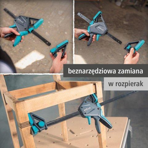 Ścisk jednoręczny PRO ERGO 300 mm wolfcraft