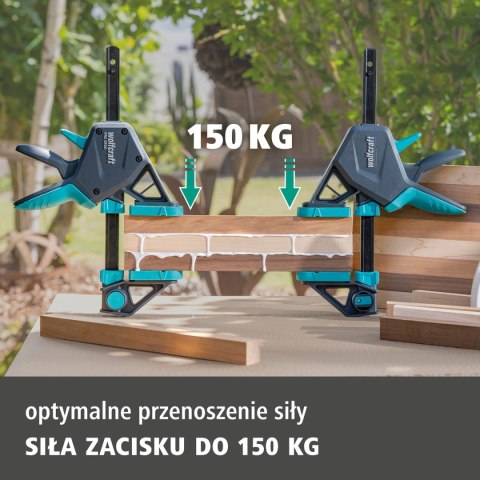 Ścisk jednoręczny PRO ERGO 915 mm wolfcraft