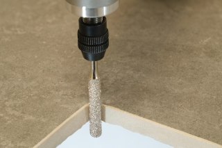 Sztyfty diamentowe do szlifowania, cylindryczne, średnica 5 mm, 2 szt.