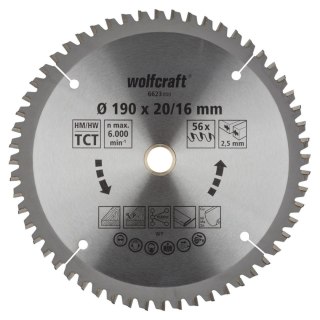 Tarcza HM do pilarek ręcznych Wolfcraft Fi 190