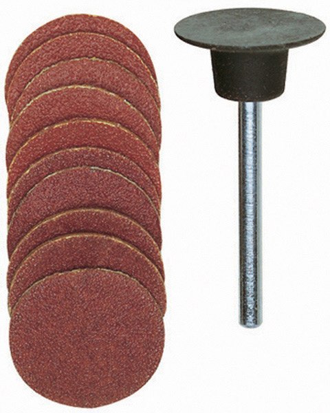 Tarcze szlifierskie kurundowe 18 mm, gr 5x120 oraz 5x150 [10 szt.] talerz na trzpieniu