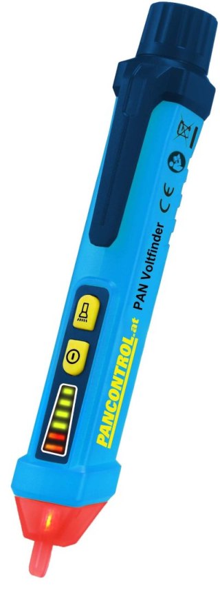 Tester napięcia bezkontaktowy PAN VOLTFINDER z 3-stopniowym wskaźnikiem LED 12-1000 V AC latarka