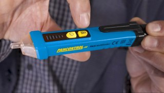 Tester napięcia bezkontaktowy PAN VOLTFINDER z 3-stopniowym wskaźnikiem LED 12-1000 V AC latarka