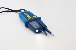Tester napięcia / ciągłości PANMV-1000AD LED LCD 12-1000 V AC/DC kolejnośc faz RCD 30mA dokręcane końcówki