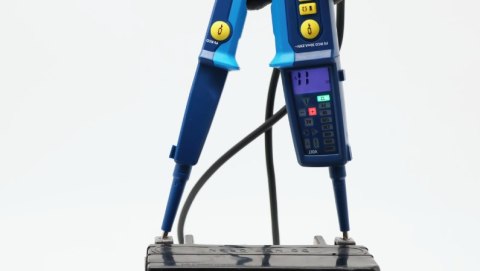 Tester napięcia / ciągłości PANMV-1000AD LED LCD 12-1000 V AC/DC kolejnośc faz RCD 30mA dokręcane końcówki
