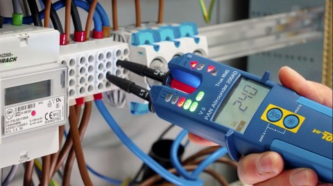 Tester prądu / napięcia LED LCD 200A AC/DC cęgi otwarte True RMS