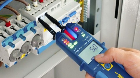 Tester prądu / napięcia LED LCD 200A AC/DC cęgi otwarte True RMS