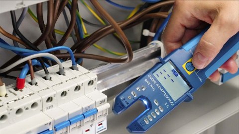 Tester prądu / napięcia LED LCD 200A AC/DC cęgi otwarte True RMS