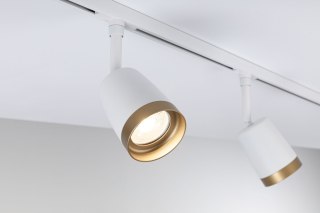 URail System Spot Cover max. 1x10W GU10 Biały Mat/ Złoty mat 230V Metal/Tworzywo sztuczne
