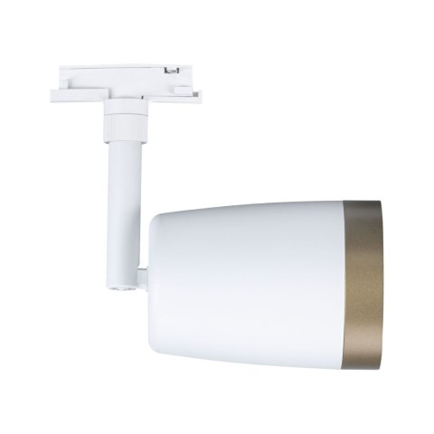 URail System Spot Cover max. 1x10W GU10 Biały Mat/ Złoty mat 230V Metal/Tworzywo sztuczne