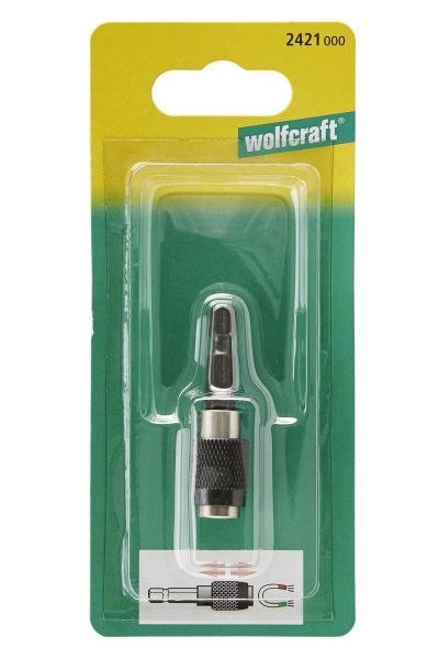 Uchwyt magnetyczny Wolfcraft - 50 mm do szybkiej wymiany