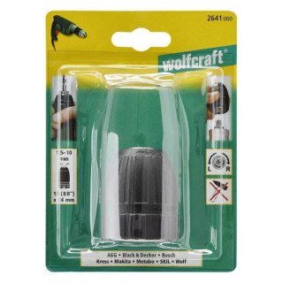 Uchwyt wiertarski szybkomocujący 1,5 - 10 mm Wolfcraft - 10 (3/8) - 24 - Economy line