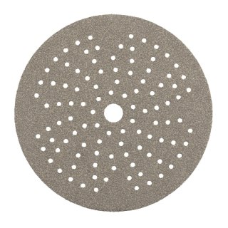 Wielootworowe krążki ścierne gr. 80 do szlifierek mimośrodowych na rzep, fi 125 mm (5 sztuk) Wolfcraft