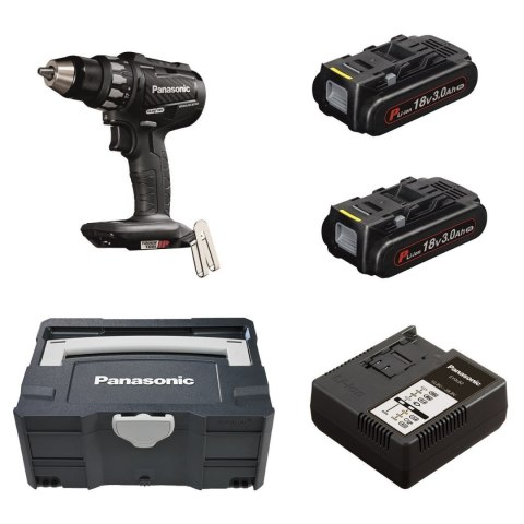 Wiertarko-wkrętarka 18V Panasonic EY74A2 Systainer 2x 3,0Ah ładowarka