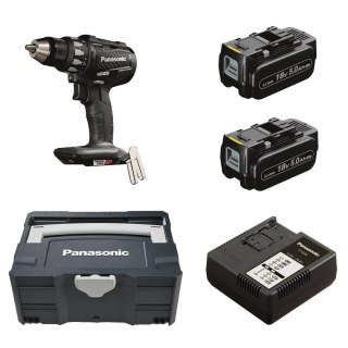 Wiertarko-wkrętarka 18V Panasonic EY74A2 Systainer 2x 5.0 Ah ładowarka