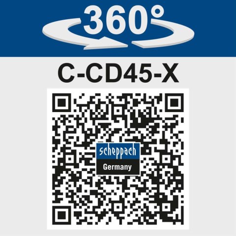 Wiertarko-wkrętarka udarowa C-CD45-X 20 V IXES Scheppach