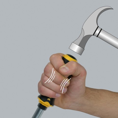 Wkrętak krzyżowy Ergonic PH 3 - 150 FELO - do pobijania